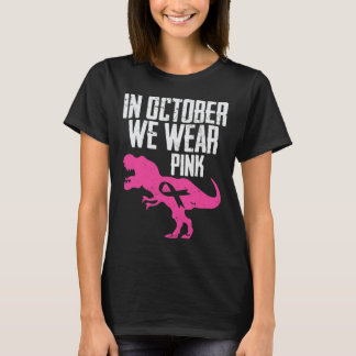 T-shirt En Octobre Nous Portons Pink Breast Cancer Sensibi