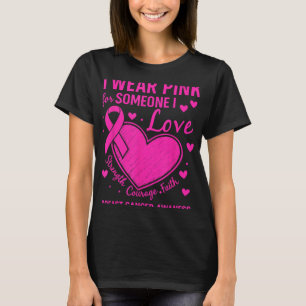 T-shirt En Octobre Nous Portons Pink Breast Cancer Sensibi