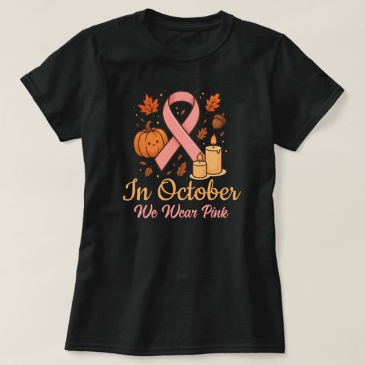 T-shirt En Octobre Nous Portons Rose (Design devant)