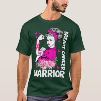 T-shirt En Octobre Nous Portons Rose Black Femme Cancer Du