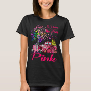 T-shirt En Octobre Nous Portons Rose - Sensibilisation au 