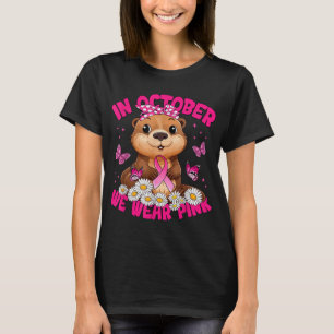T-shirt En Octobre, Nous Portons Une Sensibilisation Au Ca