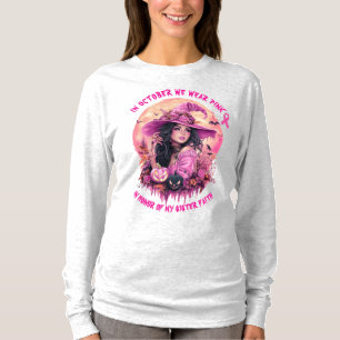 T-shirt En Octobre Nous Portons Une Sorcière D'Halloween R