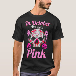 T-shirt En octobre porter Pink Sugar Skull En octobre rose
