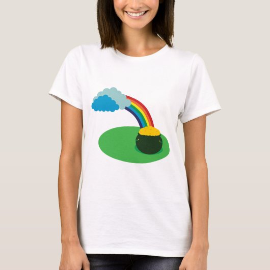 T-shirt en or (Devant)