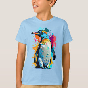 T-Shirt en pingouin mignon - T-Shirt en pingouin e