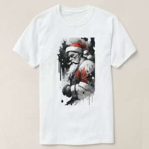 T-Shirt en plaque d'encre du Père Noël