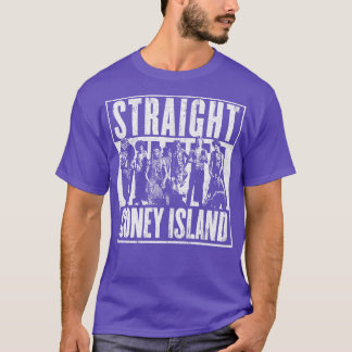 T-shirt En Plein Air À Coney Island
