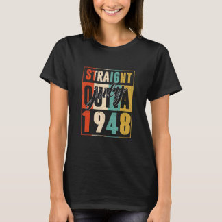 T-shirt En Plein Air Juillet 1948 Rétro 74 Ans 74ème B