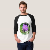 T-shirt En pleine floraison - Basic 3/4 manche Raglanshirt (Devant entier)