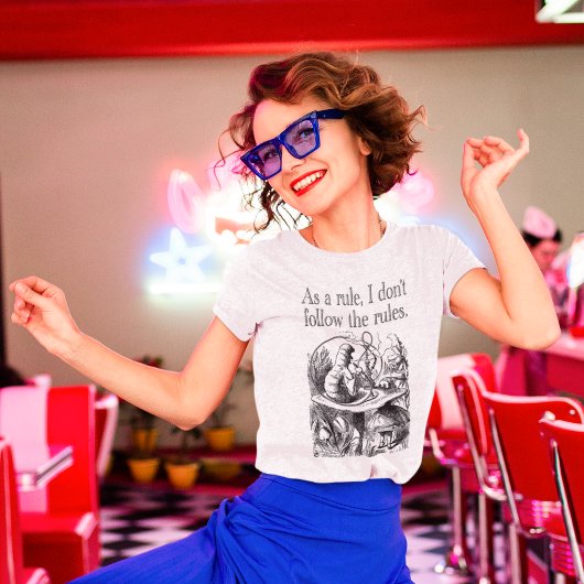 T-shirt En règle générale, je ne respecte pas les règles