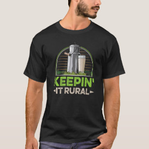T-shirt En restant rural pour un éleveur de vaches