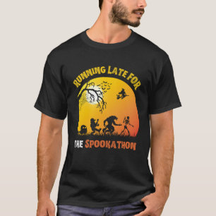 T-shirt En retard pour la course d'Halloween de Spookathon