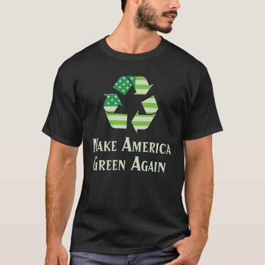 T-shirt En réutilisant le symbole faites le vert de (Devant)