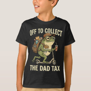 T-shirt En route pour collecter l'impôt papa mème de greno