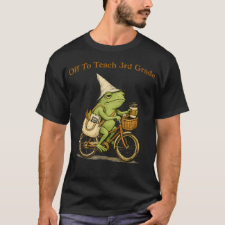 T-shirt En route pour enseigner en 3e année drôle de greno