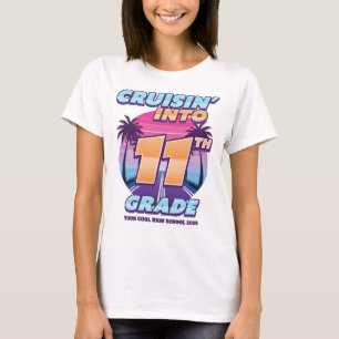 T-shirt En route pour la rentrée en 11e année Fille