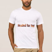 T-shirt En route pour l'enfer (Devant)