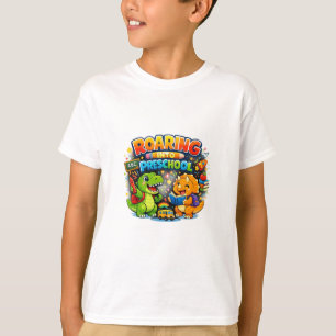 T-shirt En Rugissant à la Maternelle Mignon Dinosaure Enfa