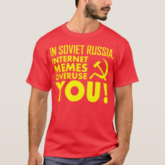 T-SHIRT EN RUSSIE SOVIÉTIQUE, ABUS DE L'INTERNET MEMES