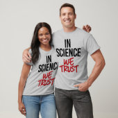 T-shirt En Science we (Unisexe)