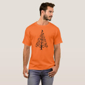 T-shirt En second lieu arbre de Halloween (Devant entier)