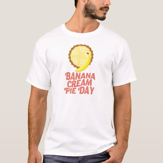 T-shirt En second lieu mars - jour de tarte crème de (Devant)