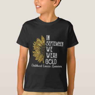 T-shirt En septembre nous portons de l'or 1