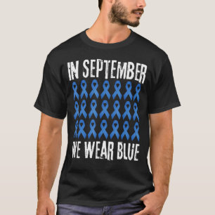 T-shirt En Septembre, Nous Portons La Sensibilisation À L'