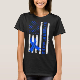 T-shirt En Septembre, Nous Portons Le Ruban Bleu Ataxie Se