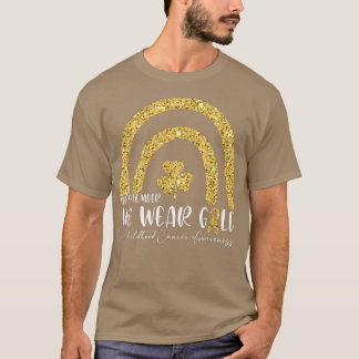 T-shirt En Septembre Nous Portons Or Rainbow Twinkle Child