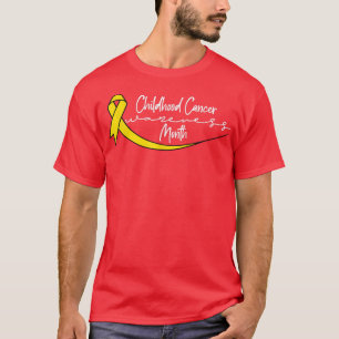 T-shirt En Septembre Porter Enfance Sensibilisation au can