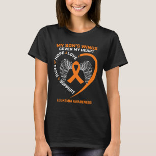 T-shirt En Souvenir De Mon Fils Aimant Mémoire Leucémie Aw