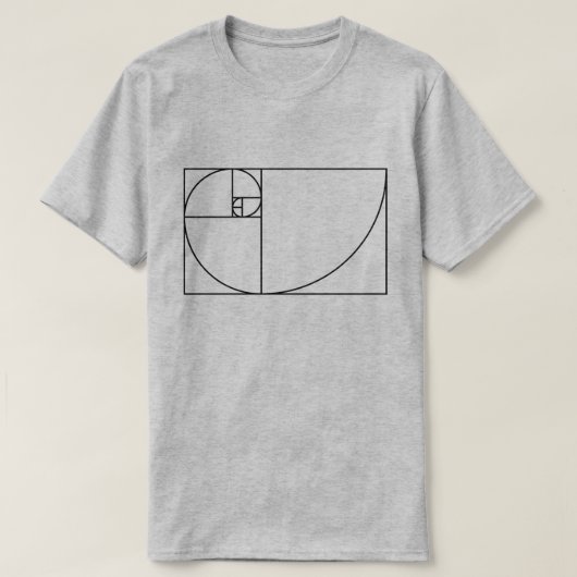 T-shirt en spirale d'or (de rapport) (Design devant)