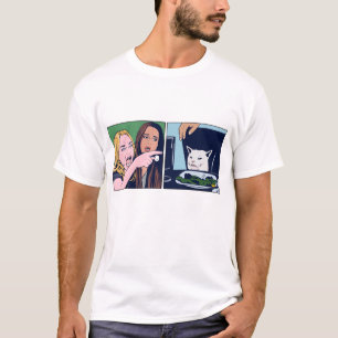 T-shirt en style Pop art avec un mème de femme cri