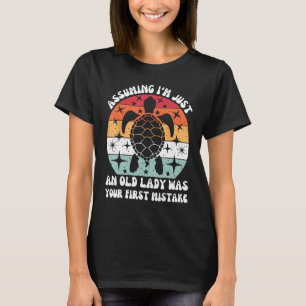 T-shirt En Supposant que je ne suis qu'une vieille dame a 