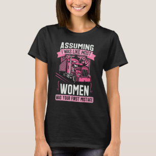 T-shirt En Supposant Que J'Étais Comme La Plupart Des Femm