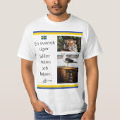T-shirt — En svensk tiger (Voorkant)