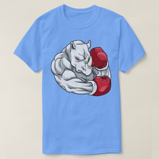 T-shirt en tant que boxeur avec des gants de boxe (Design devant)