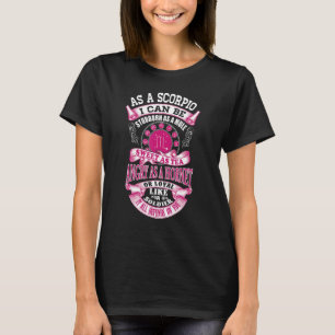 T-shirt En Tant Que Scorpio, Je Suis Né Comme Une Mule En