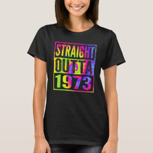 T-shirt En-Tête 1973 49e Anniversaire Cadeaux Pour Sa Salu