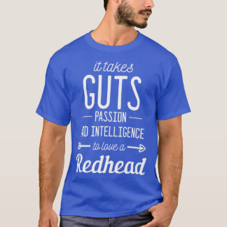 T-shirt En-tête Love Redhead Personne Cadeau