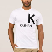 T-shirt en toile Bella de base pour hommes KASHANI (Devant)