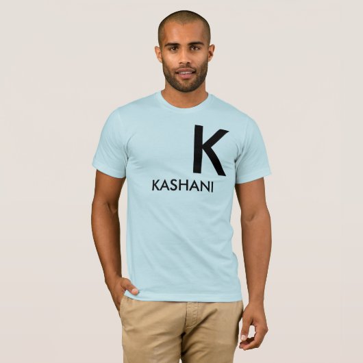 T-shirt en toile Bella de base pour hommes KASHANI (Devant entier)