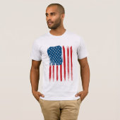 T-shirt en toile Bella pour hommes (Devant entier)