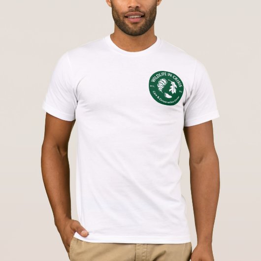 T-shirt en toile Bella pour hommes (Devant)