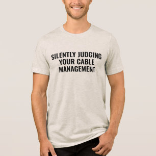 T-SHIRT  EN TRI-MATIÈRE