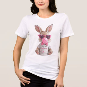 T-SHIRT  EN TRI-MATIÈRE 