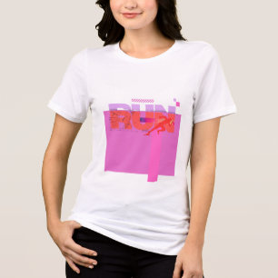 T-SHIRT  EN TRI-MATIÈRE 