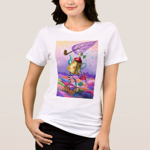 T-SHIRT  EN TRI-MATIÈRE